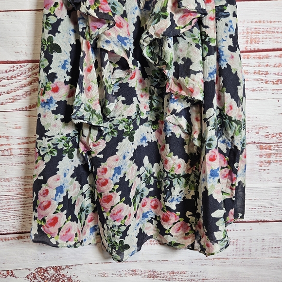Rebecca Taylor silk floral cami blouse - Picture 7 of 14